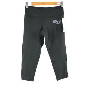 Gonzaga Bulldogs Womens Leggings Cropped Mesh Panel Black Size S Camp David